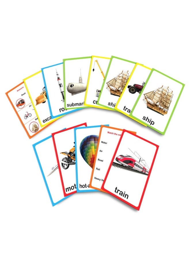 My First Flash Cards Transport : 30 Early Learning Flash Cards For Kids  - Image 4