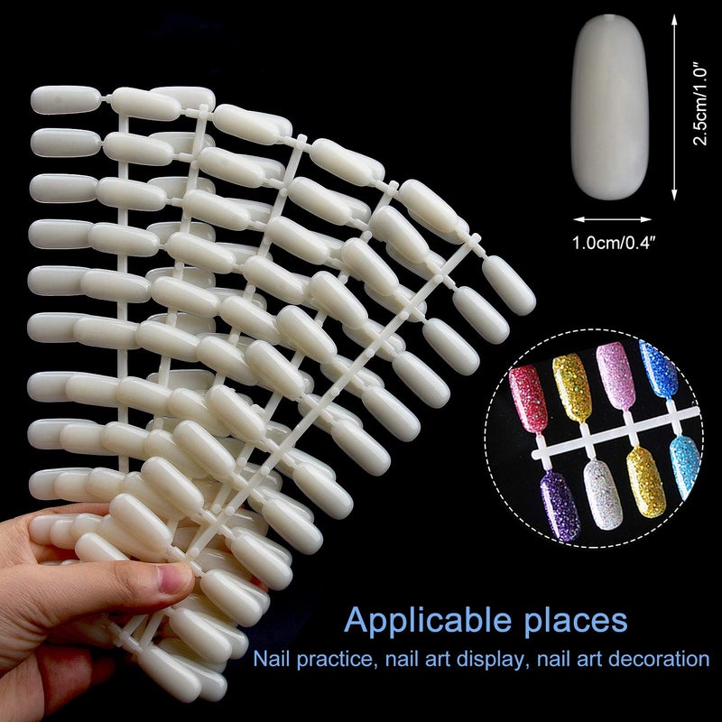 Noverlife 120 Nail Colors Display Book with 120 False Nail Tips, Nail Gel Polish Display Chart, Nail Art Samples Color Swatches Cardboard Nail Design Showcase for Manicure Salon Studio - Image 5