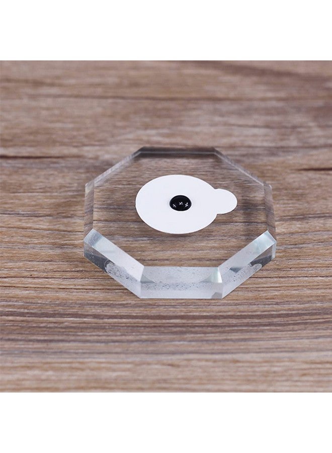 AKOAK 108 Pieces 5Cm Disposable Eyelash Extension Glue Holder Adhesive Glue Pallet Sticker Pads - Image 5