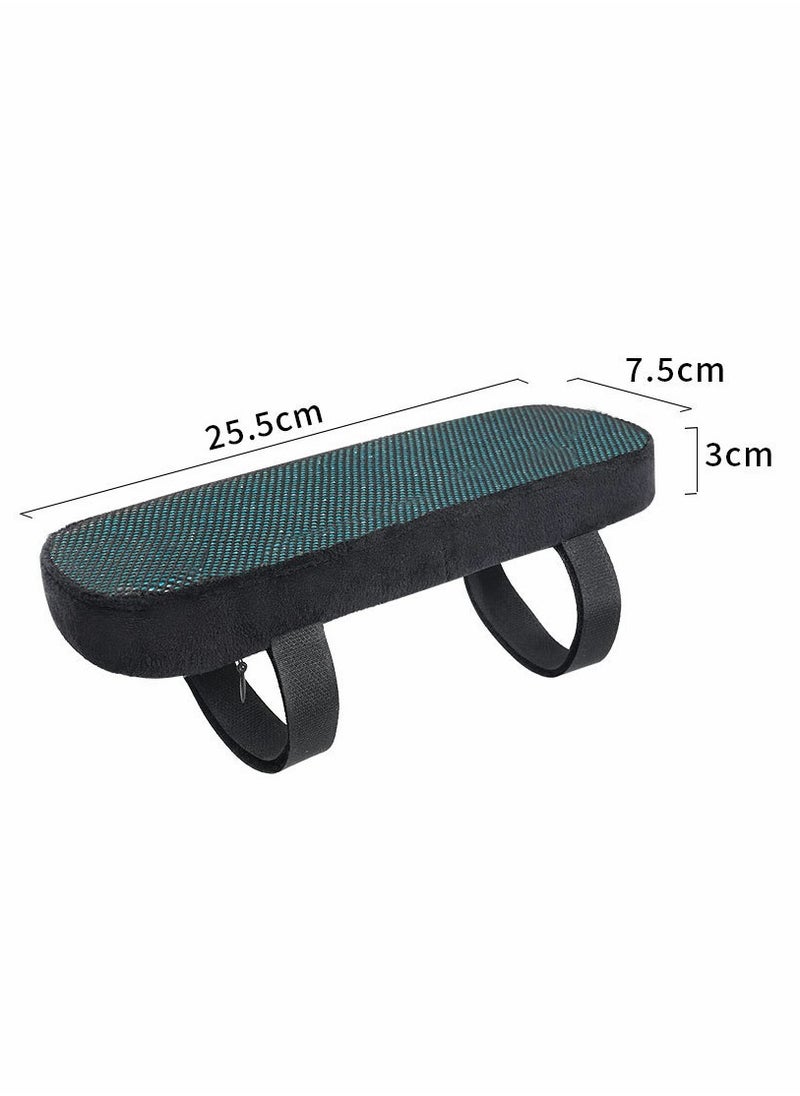 SYOSI - Memory Foam Armrest Pads, Office Chair armrest Pads with Cooling Gel, Wheelchair armrest Covers, Gaming Chair Arm Cushions Pads, Computer Chair Arm Covers, Desk Chair Elbow Pillow (2 Pack) - Image 1