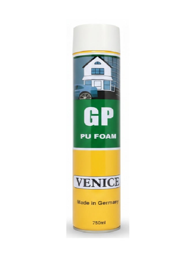 750ml GP Foam Spray for filling Gaps and Cracks | Repairing and Finishing Plumbing, Electrical, Drainage and Floor Extensions| Shake the bottle for a minute before use.