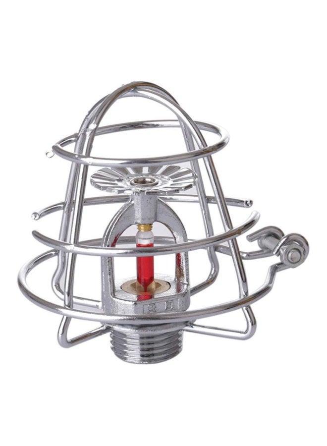 Fire Sprinkler Head Cover Silver 14x7x7cm  - Image 1
