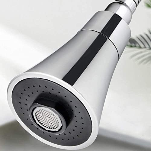 ARQIVO® 360 Degree ABS Plastic Tap Aerator Saving Sprayer Head Water Swivel Faucet Extender Rotatable Bubbler 2 Modes for Bathroom Kitchen (Long) - Image 4