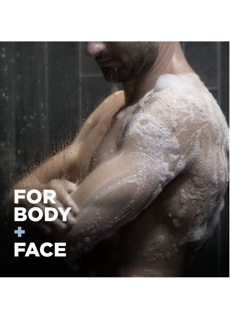 Dove Men+Care أداة الاستحمام DOVE MEN + CARE لبشرة أقوى وأكثر صحة، تعمل على تقشير البشرة وتنظيفها بعمق مع غسول للجسم، عبوة من 4 قطع - Image 5