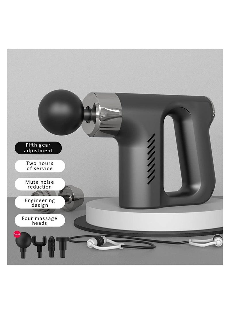 Massage Gun Fascial Gun Muscle Massager Deep Tissue Percussion Massager Body Relax Pain Relief Electric Therapy Gun for Fitness Relaxer - Image 4