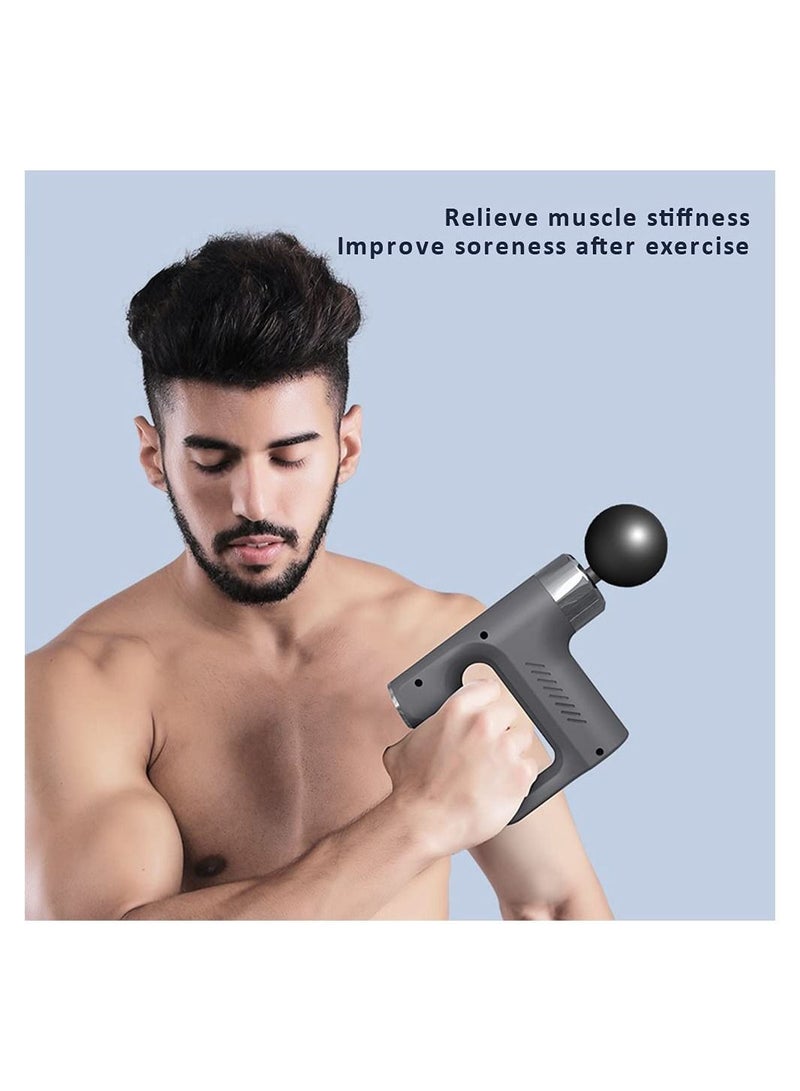 Massage Gun Fascial Gun Muscle Massager Deep Tissue Percussion Massager Body Relax Pain Relief Electric Therapy Gun for Fitness Relaxer - Image 3