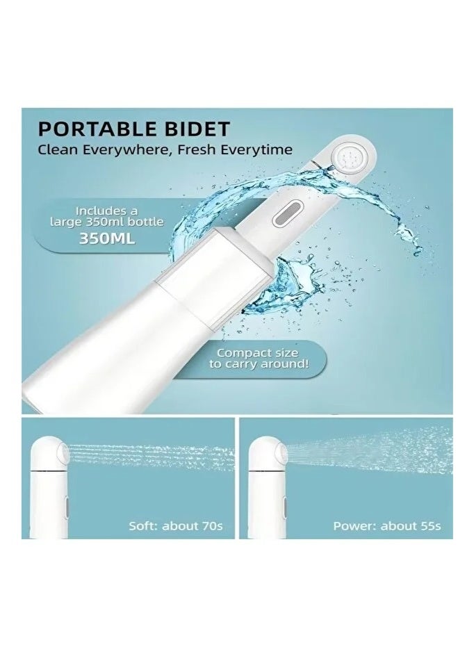Anawnas N3 Portable Electric Bidet – USB Rechargeable Travel Shattaf with 380ml Bottle, Dual Spray Modes & Lightweight Personal Hygiene Washer - Image 5