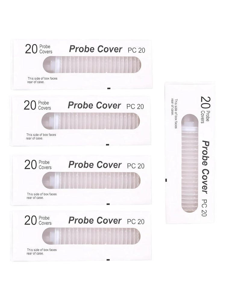 Buildcon Disposable Ear Thermometer Covers, Hygienic Probe Covers for Accurate Temperature Measurement, Compatible with Various Ear Thermometers, Ideal for Home and Clinic Use (100) - Image 1