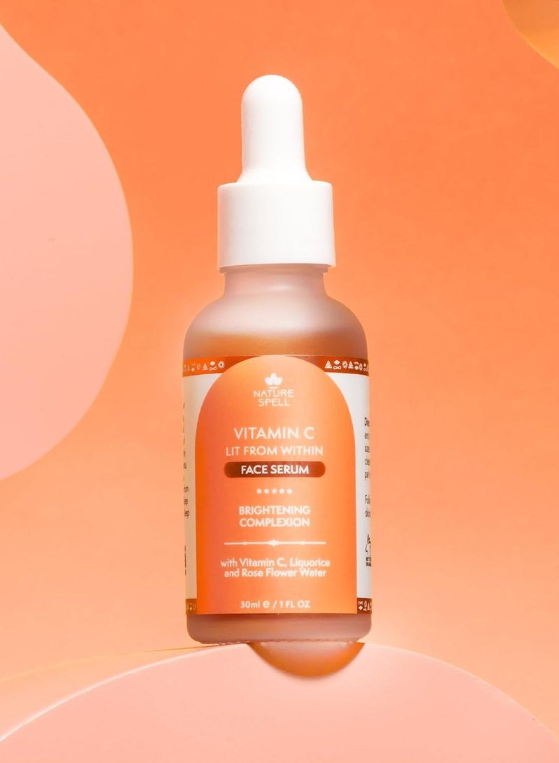 نايتشر سبيل سيروم لتوحيد لون البشرة ومقاومة علامات التقدم من Nature Spell بفيتامين C وB3 - Image 3