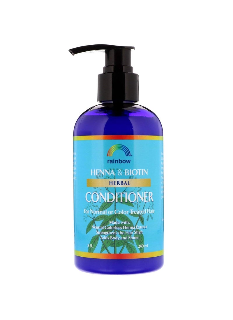 Rainbow Research Rainbow Research Herbal Conditioner Henna and Biotin  8 fl oz 