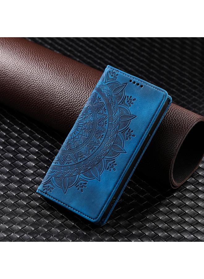 S-TOP Case For iPhone 16 Totem Embossed Magnetic Leather Phone Case - Image 2