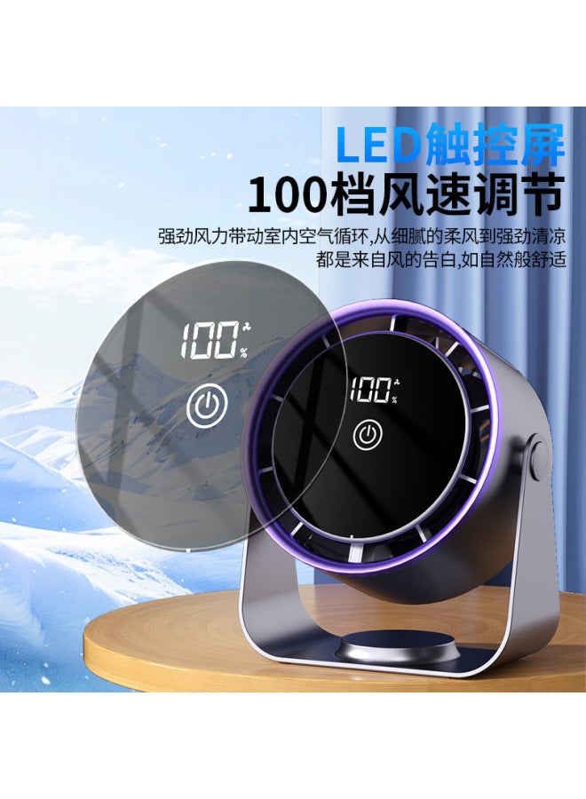 New Desktop Fan USB Air Circulation Fan Office Student High-Speed 100-Speed Desktop Small Fan - Image 4