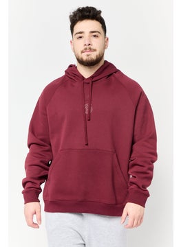 Adidas Men Sportswear Fit Outdoor Sweatshirts, Maroon  - Image 1