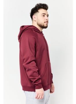 Adidas Men Sportswear Fit Outdoor Sweatshirts, Maroon  - Image 4