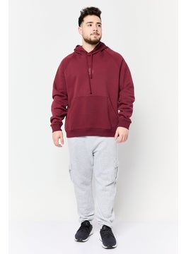 Adidas Men Sportswear Fit Outdoor Sweatshirts, Maroon  - Image 3