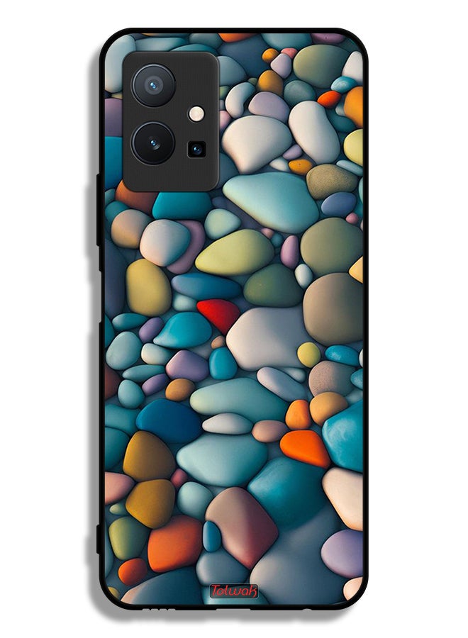 Tolwak Vivo T1 5G Protective Case Cover Stones Abstract Pattern - Image 2