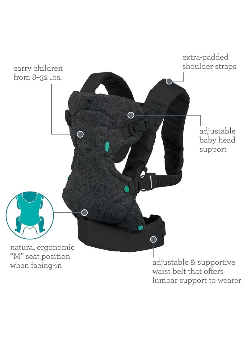Gonice 4-in-1 Carrier - Ergonomic, Convertible, face-in and face-Out, Front and Back Carry for Newborns and Older Babies 8-32 lbs  - Image 5