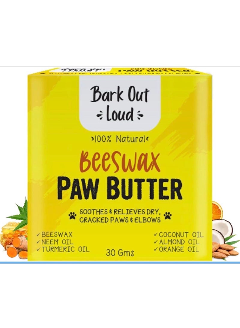 Bark out Loud Vivaldis Bark Out Loud - Natural Beeswax Paw Butter - Oil-Infused Moisturizer for Cats and Kittens - Soothes and calms minor cracks in paws, elbows, and sore feet - 30g - Image 1