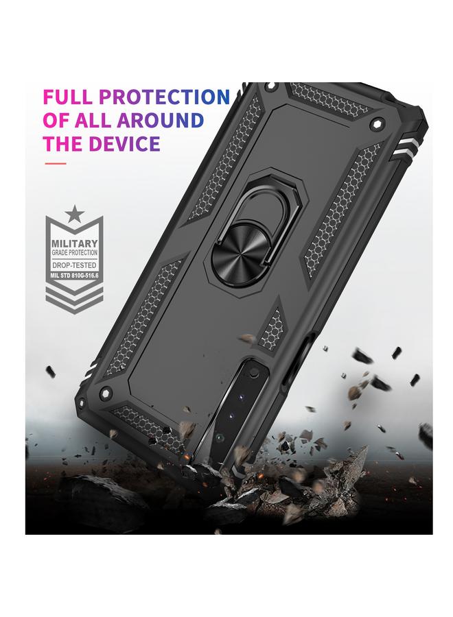 اس-توب جراب لهاتف LG Stylo 7 4G، جراب واقٍ مقاوم للصدمات مصنوع من مادة TPU + PC مع حامل دوار 360 درجة - Image 5