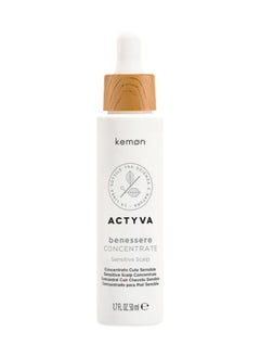 Kemon Actyva Benessere Concentrate 50ml - for Sensitive Scalp  - Image 1