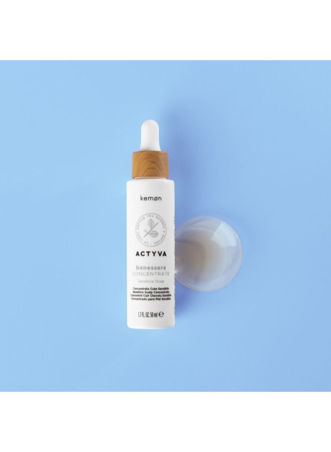 Kemon Actyva Benessere Concentrate 50ml - for Sensitive Scalp - Image 3
