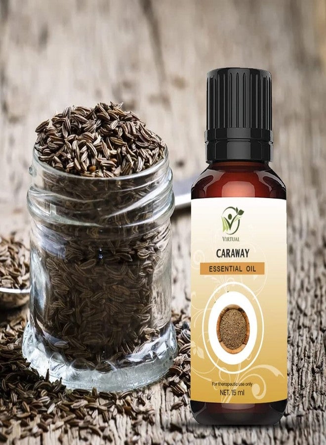 افتراضي زيت الكراوية العطري النقي والطبيعي وغير المخفف بنسبة 100% من فيرتوال، مضاد للالتهابات، للبشرة والشعر، ويهدئ قشرة الرأس (15 مل) - Image 4