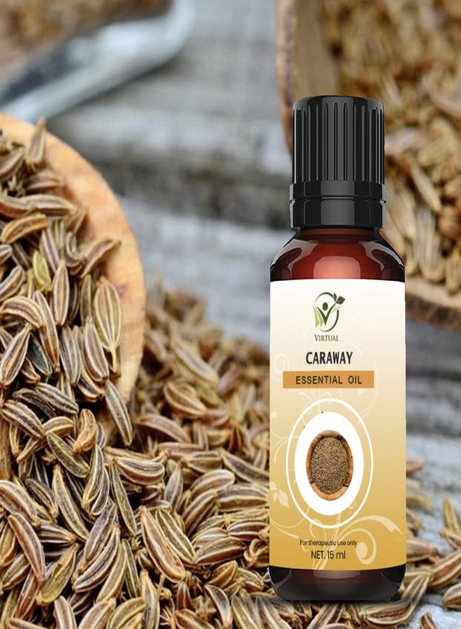 افتراضي زيت الكراوية العطري النقي والطبيعي وغير المخفف بنسبة 100% من فيرتوال، مضاد للالتهابات، للبشرة والشعر، ويهدئ قشرة الرأس (15 مل) - Image 5