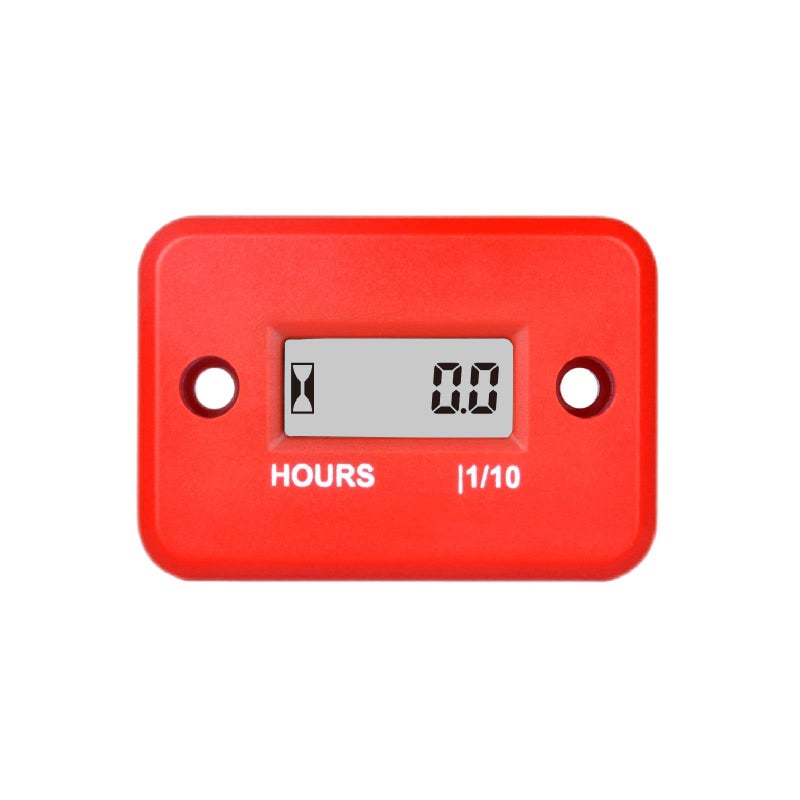 عداد ساعات الصيانة الرقمي LCD من Runleader لمحركات صغيرة بتصميم مقاوم للماء مناسب لجزازة العشب التي تعمل بالغاز، مولد، ضاغط، دراجة نارية، ATV، محرك خارجي، منشار كهربائي، إلخ
