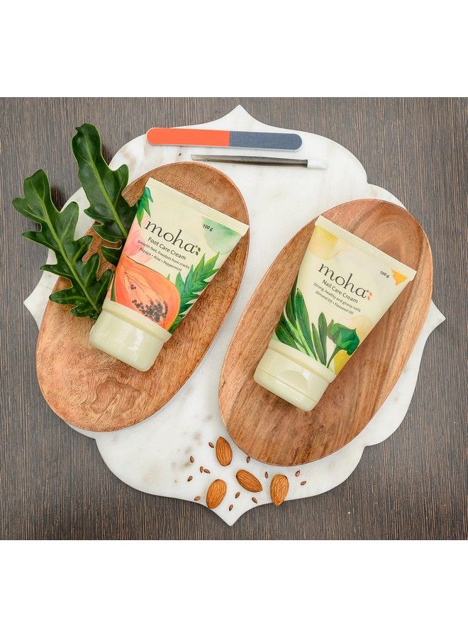 Moha: كريم العناية بالأظافر 100 مل للعناية بالجلد المحيط بالأظافر مع كريم العناية بالقدمين 100 مل - Image 1