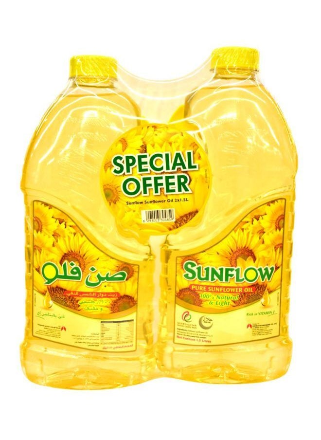 Sunflow Pure Sunflower Oil, Pack Of 2 