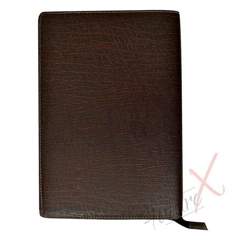 FUTURE X 20 Leaf Multipurpose Leatherette Professional File Folders for Certificates, Documents Holder, Portfolio, Executive File Legal Size Documents Holder for Men and Women (B4 Size, Brown) - Image 2