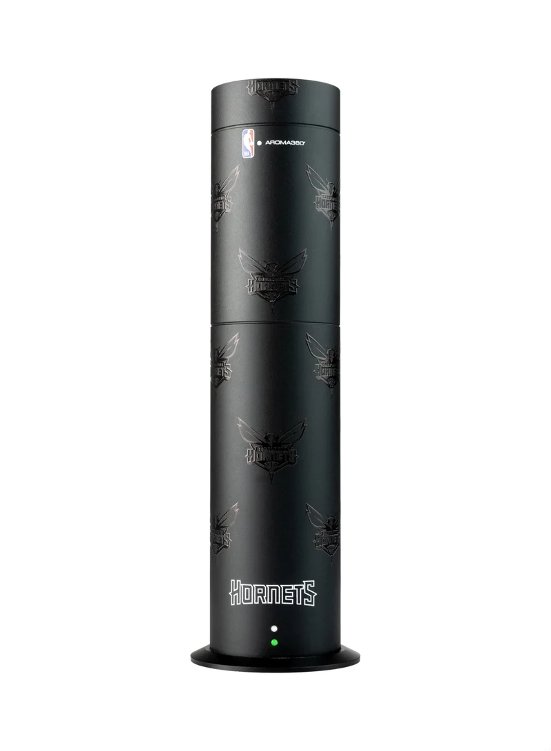 AROMA360 x NBA - Charlotte Hornets Diffuser for Essential Oils - Cold-Air Diffusion - 600 sq.ft. Coverage - Waterless Air Diffuser for Home, Office and Business