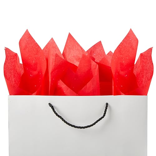 SUNCOLOR Glitter Red Tissue Paper for Valentines Day, 20 x 14 inches, 120 Sheets, for Gift Wrapping and Crafts - Image 5