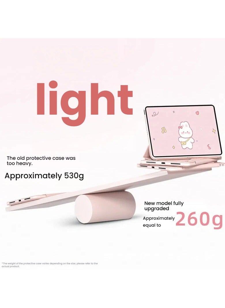 Y-Fold Case for Xiaomi Pad 7S Pro 12.5 Inch, Anti-Stain Cloth Texture Cartoon Pattern Protective Cover - Image 3