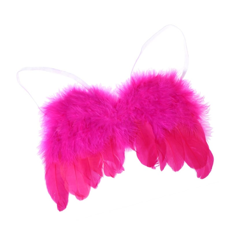 Newborn Angel Photo Prop Rosy Wings For Photoshoot - Image 2