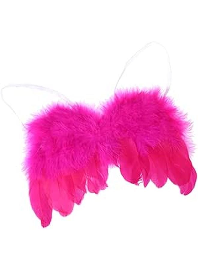 Newborn Angel Photo Prop Rosy Wings For Photoshoot - Image 1