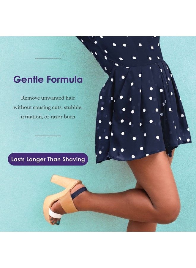 Bikini Zone Crème Hair Remover Instant Hair Removal In Minutes Good For Sensitive Skin & Delicate Areas Lasts Longer Than Shaving Pain Free With Aloe Chamomile & Green Tea (2 Oz) (2)  - Image 4