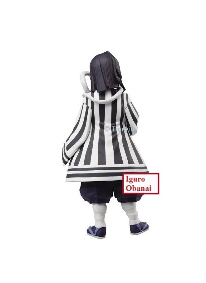 Trunkin - Trunkin Demon Slayer Obanai Iguro Action Figure The Serpent Hashira Figurine Standie Collectible Figure Manga Weeb - Image 1