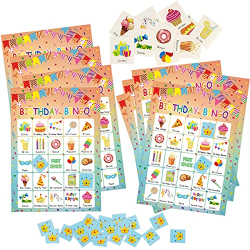 Fancy Land Birthday Bingo Game 24 Players for Kids Birthday Party Games for Kids Supplies - Image 5