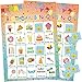 Fancy Land Birthday Bingo Game 24 Players for Kids Birthday Party Games for Kids Supplies - Image 2