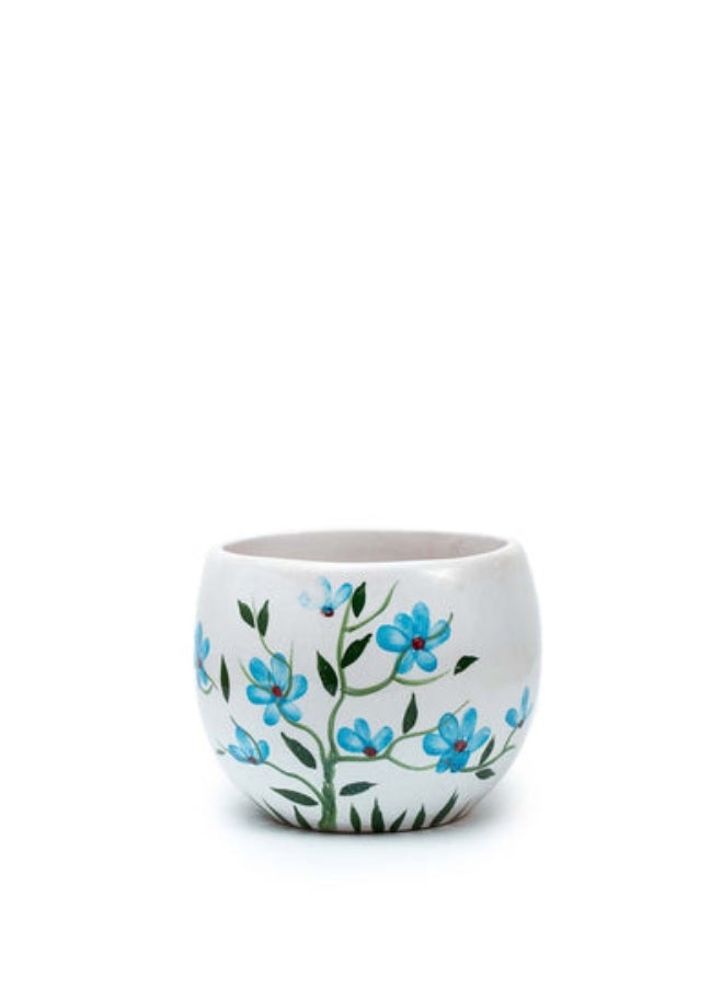 Balkans Handmade Pottery Pot Indoor/Outdoor
H 13 cm
D 15 cm 
