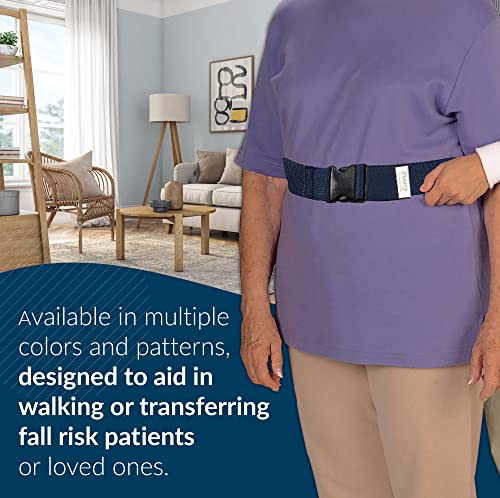 Posey TIDI Posey Quick-Release Gait Belt, Navy Blue, 52” – Walking Belt & Gait Belt – Quantity: 1 – Medical Supplies for Nurses, Physical Therapy & Home Care (6528Q) - Image 5