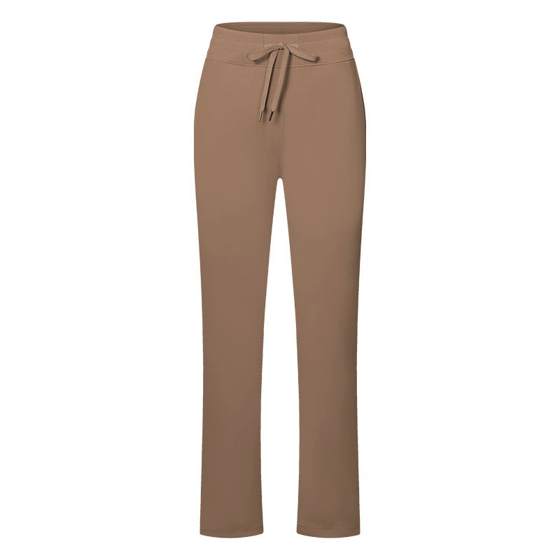 High Waist Slim Fit Yoga Pants for Women Cocoon Brown  - Image 3