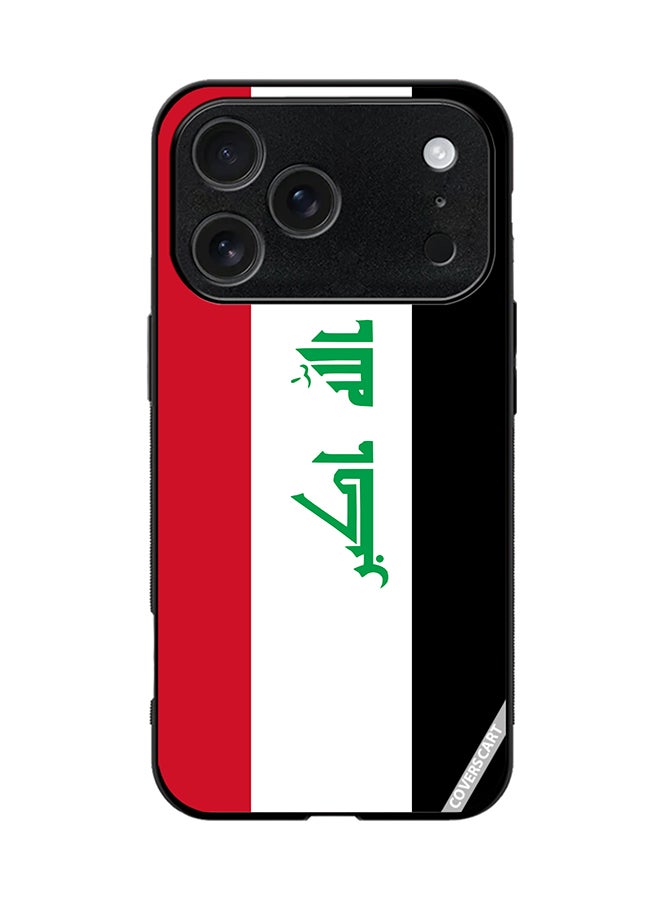 COVERSCART Protective Case Cover For Apple iPhone 17 Pro Iraq Flag Design Multicolour