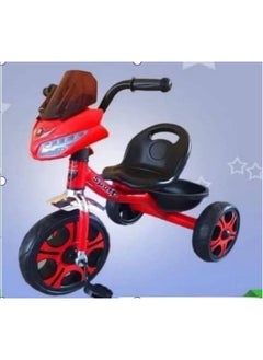 ال لامور دراجة ثلاثية العجلات للأطفال MN3", 80 x 45 x 60 cm, Red and Black, Ages 2-5 Years 