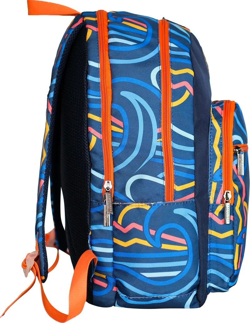 Cambridge Polo Club Wave Multi Compartment Unisex Children Primary School Bag