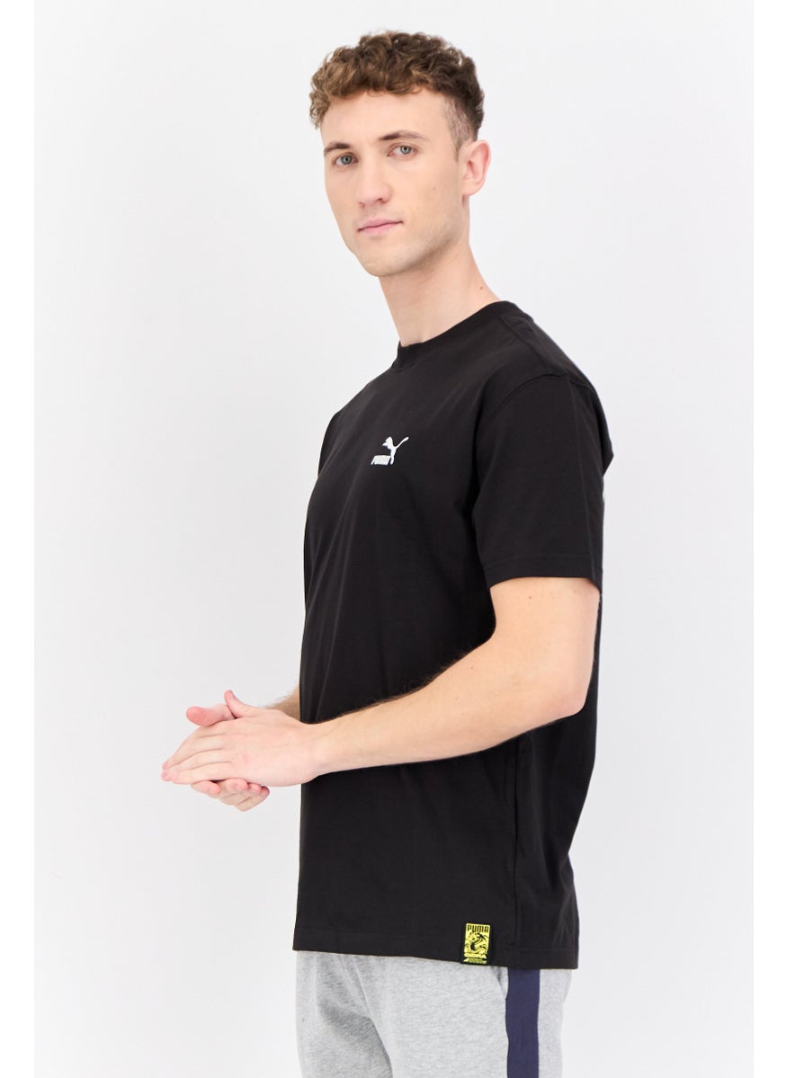 Puma x Staple - Men Sportswear Fit Short Sleeves Outdoor T-Shirt, Black - Image 1