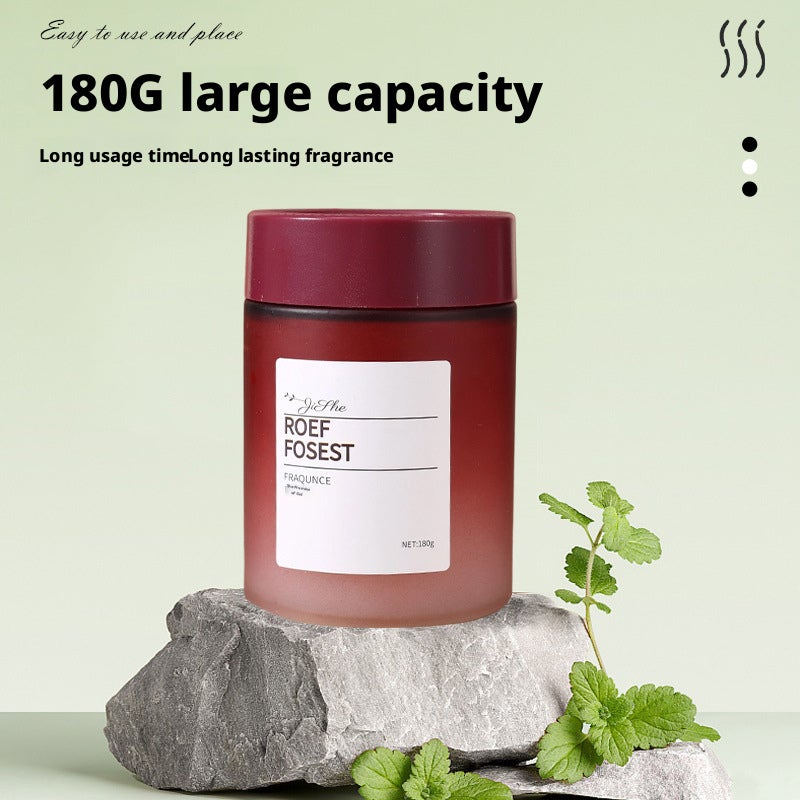 معطر جو صلب للسيارة والمنزل، يدوم طويلاً 180 جم، بدون لهب - Image 3