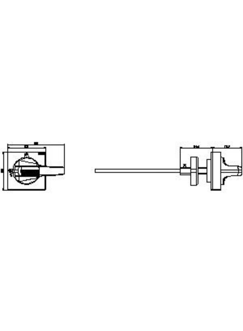 Siemens Rotary Handle for Switch-Disconnector – Frame Size 3, Door-Coupling Mechanism - 8UD1141-2AF21 - Image 2