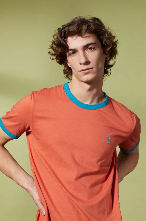 Vicomte A. Tibot Burnt Orange T-Shirt 100% Cotton